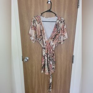 Paisley Pattern Romper